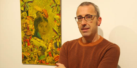 Exposición collage 'Tijereteando' de Raúl Oloriz